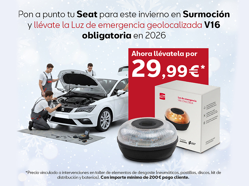 Luz de emergencia V16 geolocalizada 