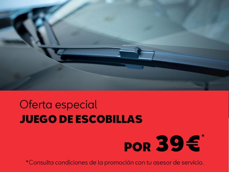 Oferta en escobillas limpiaparabrisas SEAT: juego completo por 39 €