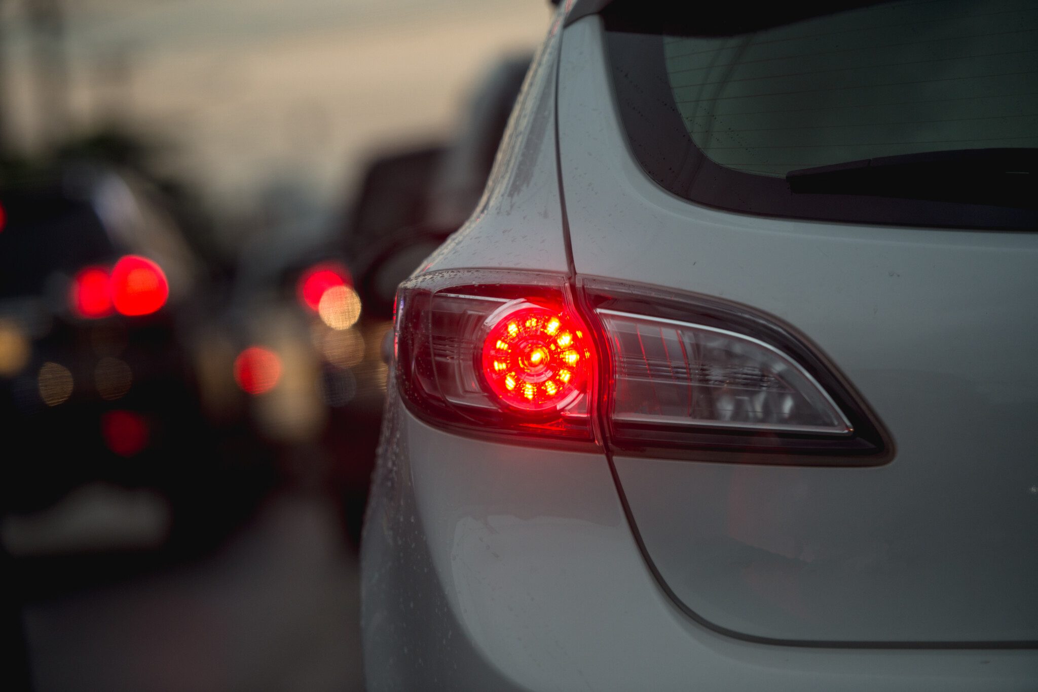 luces del coche posición