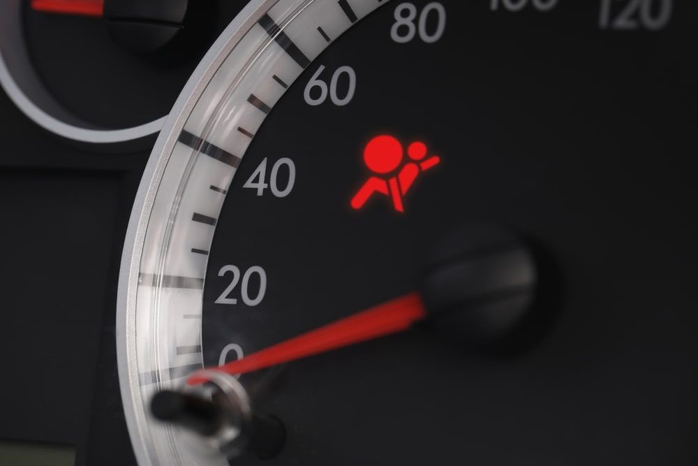 señal de airbag no utilizado